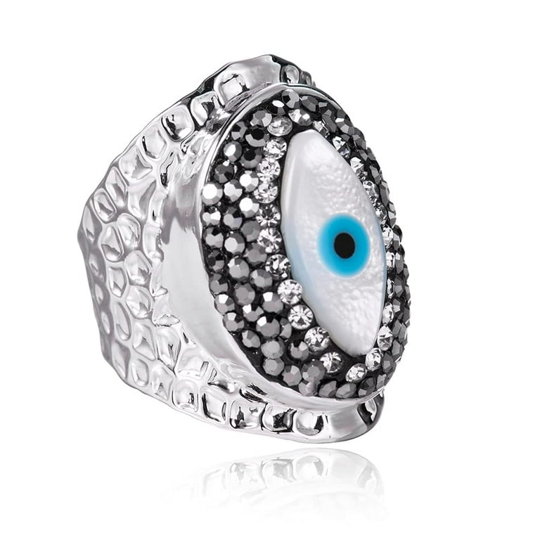 Evil Eye Ring Best Friend Rings Birthday Gift for Her Bffs 