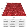 thumbnail image 3 of Balery Red Glitter Manta de Felpa Suave y Acogedora – Cobija de Franela Aterciopelada para Cama, Lavable y Cálida para Sofá, Mascotas, Transpirable-40"x30", 3 of 7