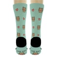 thumbnail image 5 of ThisWear Boyfriend Girlfriend Gifts I Toadally Love You Heart Socks Toad Gifts 6-Pairs Novelty Crew Socks, 5 of 5