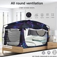 thumbnail image 2 of Carpa para Cama Portátil Porayhut con Privacidad y Oscurecimiento, 2 of 9