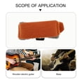 thumbnail image 4 of IFANLANDOR 1Set Compact Guitar Sound Mute Strap Orange Fine Fiber Noise Reduction Tool for Performance, 4 of 8