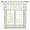 Gray, variant on Pink Line Plaid Semi Sheer Valance Curtains Vintage Boho Checkered Texture Voile Valances Curtain Rod Pocket Small Window Treatment for Kitchen Bathroom Cafe 42"x12"
