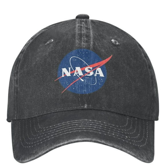Nasaed American Space Denim Baseball Cap Blue Moon Outdoor Sun Hip Hop Dad Hats Summer Women Men Casual Sun-Proof Baseball Caps black One Size