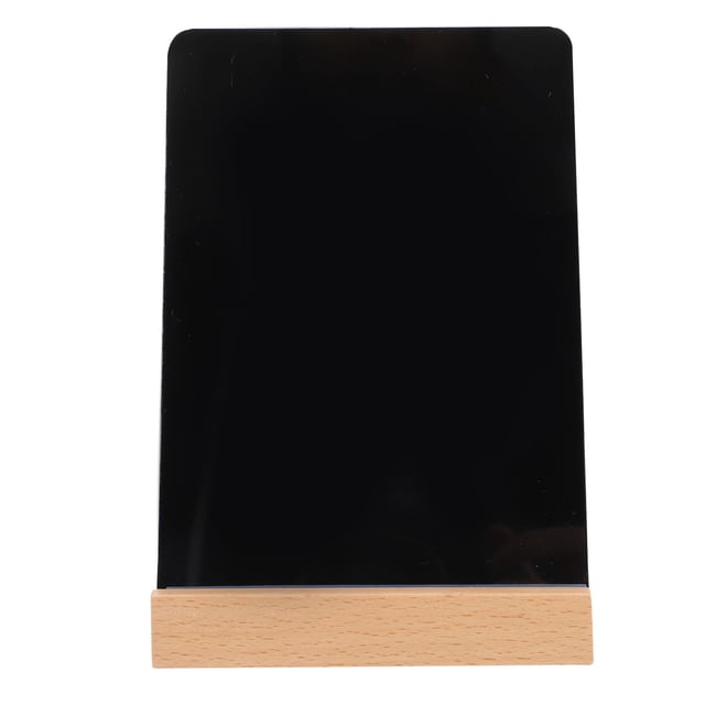 MasteelfCA Reusable Chalk Board Small Chalkboard Sign Message Board Sign with Base (A6 Size)