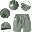 thumbnail image 2 of YTDSCS 2-10Y Toddler Boys' Shorts Summer Cotton Casual Pants with Pockets Elastic Waist Jogger Shorts Pants, 2 of 9