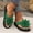 Green, variant on 3D Floral Sandals for Women 2026 Dressy Flatform Thongs Flip Flops, Flower Boho Flat Sandals Appliques Summer Flip Flops Open Toe Slip On Beach Vacation Slippers