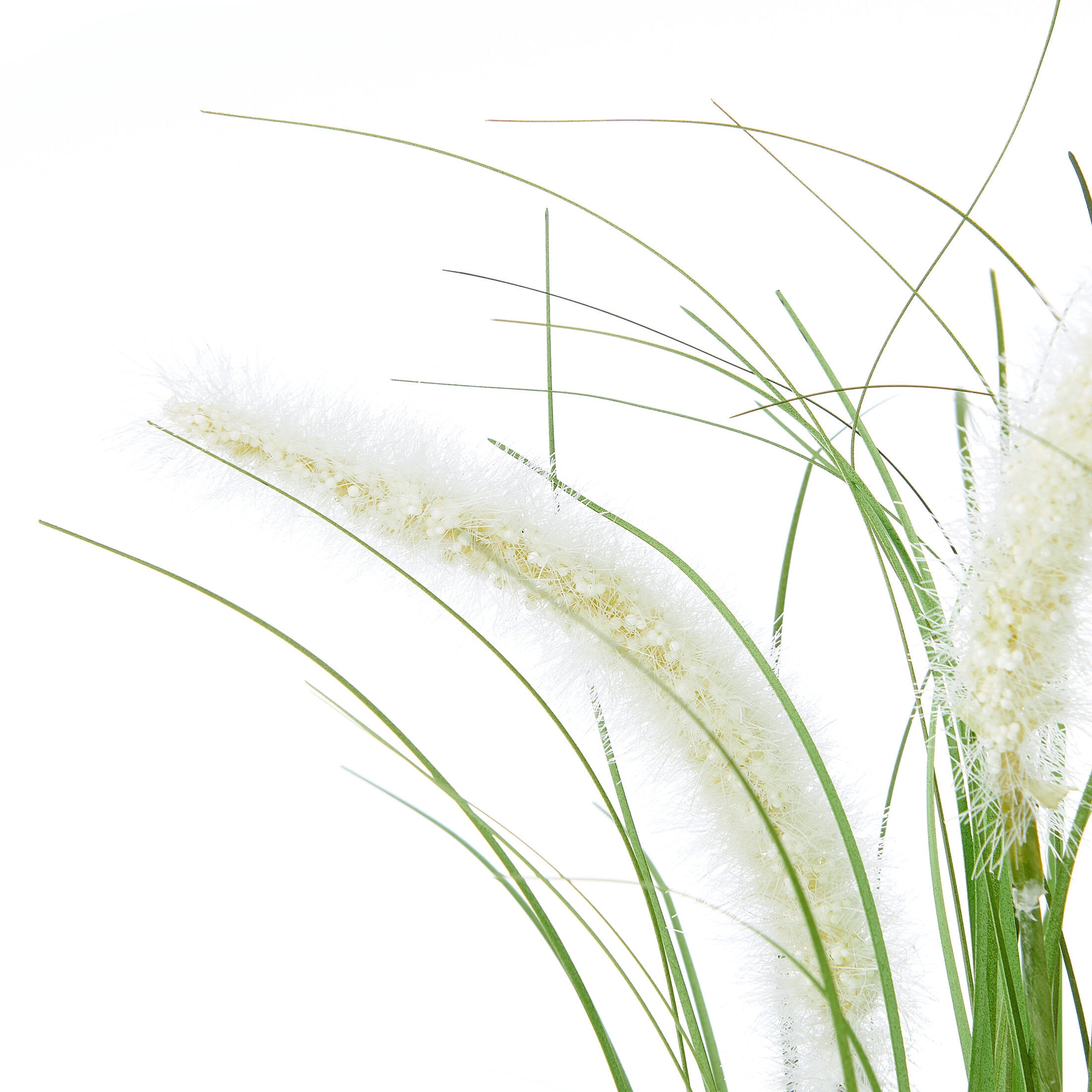 Elements Artificial Greenery Arrangement in White Ceramic Vase