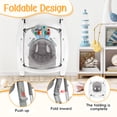 thumbnail image 2 of XIOYIG 5 in 1 Baby Walker, Music and Lights Walker for Baby Boy Girls 6-18 Months, Foldable Baby Walkers with Wheels and Bouncer Combo Portable, Toddler Infant Walker with Adjustable Height, 2 of 7