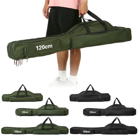 FishingBag 3 Layers Pole Portable Rod Carry Rod Carry Reel Pole Portable Rod Layers Pole Portable Fapao Portable Pole Pole Waterproof Layers Rod Portable Rod Layers Rod Hxber