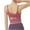 Pink, variant on Dealovy Plus Size Sports Bra for Women High Support Padded Push up Athletic Running Workout Activewear Bra