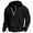 Black, variant on Hoodies for Men Drawstring Hoody Quarter Zip Hoodie Waffle Pullover Sweatshirts Outdoor Jacket Warm Fleece Hoodies Sweat Top Mens 1/4 Zip Sweatshirt for Fall Winter Running Work