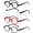 4 Pairs of Different Color, variant on 4 Pairs of Womens Small Round Presbyopic Glasses Men Fashion Trendy Personalized Reading Glasses Spring Hinge Readers +1.75