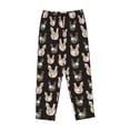 thumbnail image 4 of Daiia Flowe Rooster Women's Sleep Pant with Pockets and Drawstring,Pajama Pants-Medium, 4 of 9