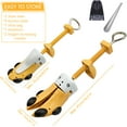 thumbnail image 2 of BTideas Shoe Stretcher Women Men, 4-Way Shoe Widener Expander stretcher, Plastic, Yellow, Pair, 2 of 7