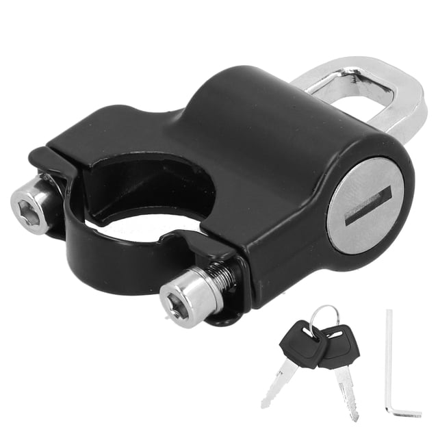 Cerradura de gancho para bicicleta eléctrica, cerradura de seguridad para casco de motocicleta, cerradura para casco de bicicleta, cerradura para casco, instalación sin esfuerzo