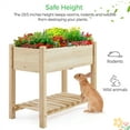 thumbnail image 6 of Yaheetech Wooden Raised Garden Bed Elevated Planter Box, 6 of 8
