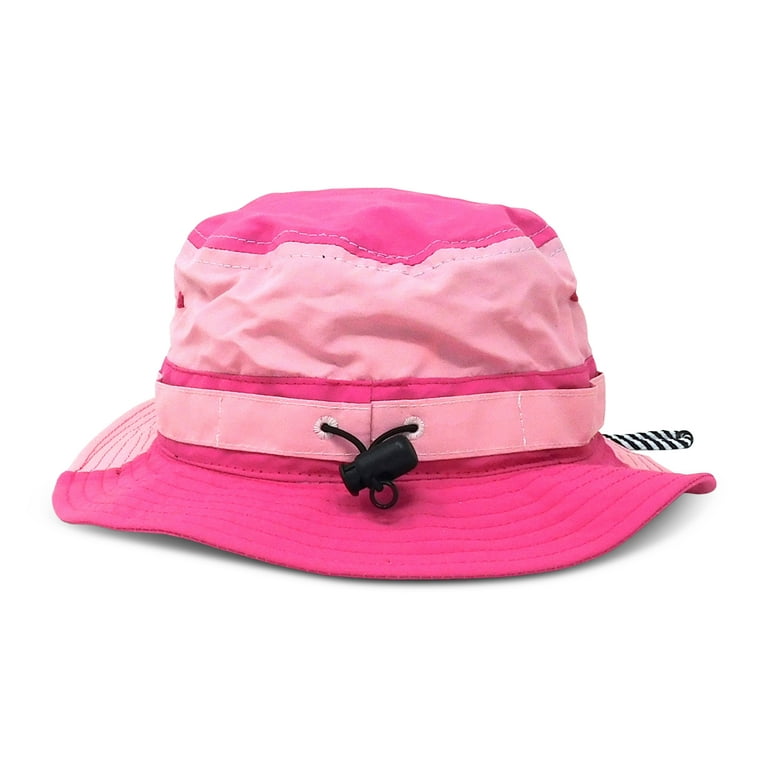 Kids Nylon UPF 50+ Sun Protection Beach Hat Pink