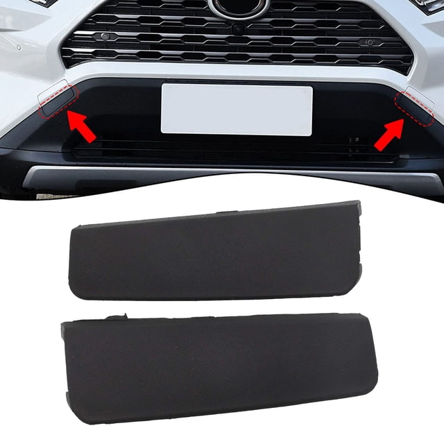 Yimiti Tow Hook For Toyota For Rav4 2019-2021 Front Bumper Eye Cover Cap Pair