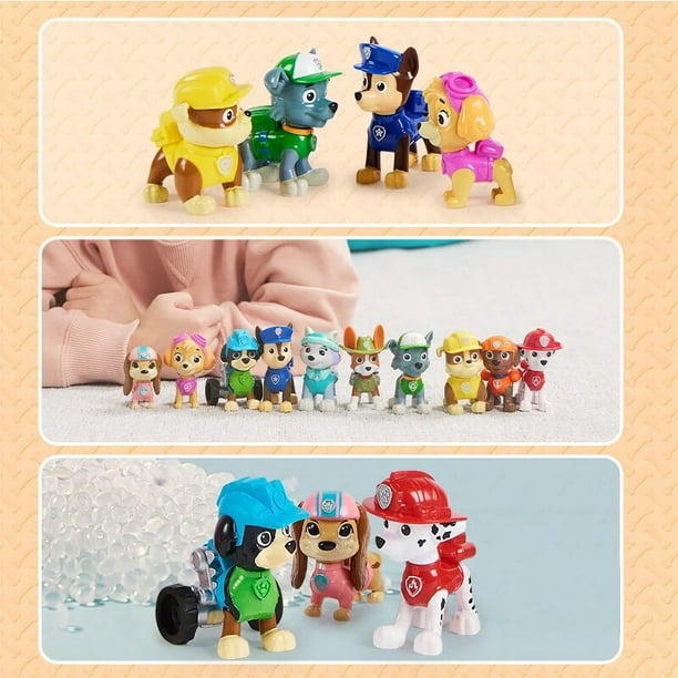 Hot Wheels Patrulla Canina Pack De Figuras 10 Aniversario De Spin