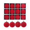 thumbnail image 3 of 12 colors Velvet Festival Balls 6cm 12PCS Luxury Tree Decor Assorted, 3 of 3