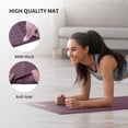 thumbnail image 4 of PROIRON Foldable Travel Yoga Mat 0.16" PVC, Folding Exercise Mat Non Slip for Yoga Pilates Camping Outdoors, Lightweight Packable, Claret, 4 of 8