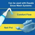 thumbnail image 6 of (3 pack) Equate Natural Saline Powder Packets Sinus Wash Refills for Allergies & Congestion Relief, 50 Count, 6 of 12
