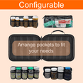 thumbnail image 2 of StarPlus2 Large Modular Pill Bottle Bag - Black (with TSA approved lock), 2 of 7