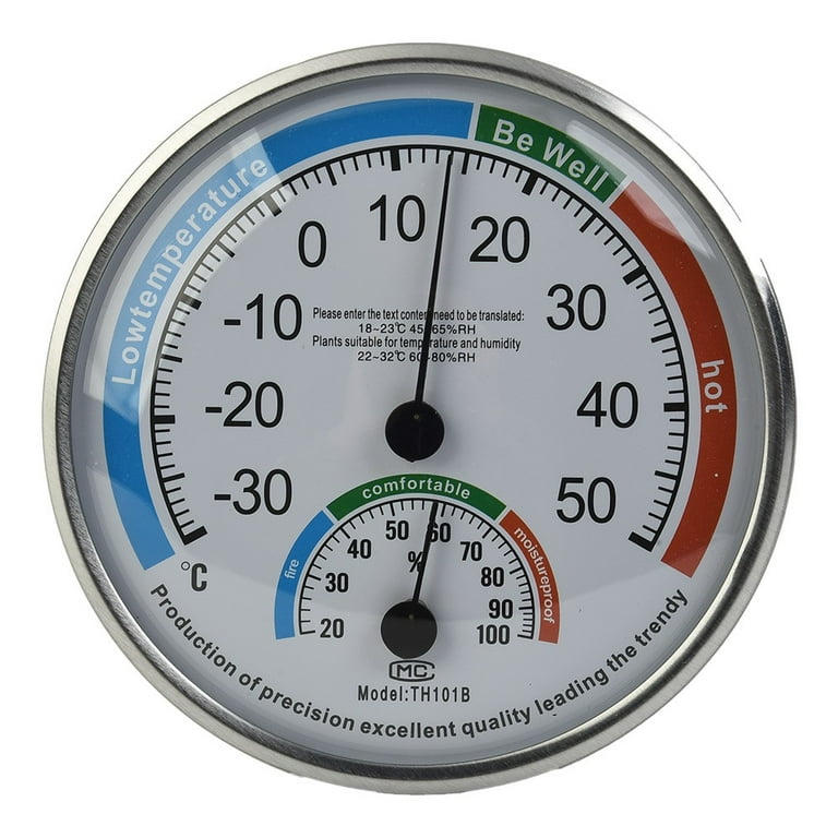 Mini Analog Thermometer Hygrometer Humidity Meter Room Indoor Temperature  W8J6