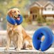 thumbnail image 3 of Postoperative Dog Cone, Inflatable Protective Collar, Inflatable Dog Collar, Recovery Collar for Soft Dogs and Cats (M, Blue), 3 of 5