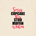 thumbnail image 4 of Inktastic Sorry Cupcakes This Stud Muffin is Taken Boys Baby T-Shirt, 4 of 5