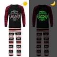 thumbnail image 1 of Pijamas navideños a juego, conjunto luminoso de elfo travieso brillante, 2023, 1 of 3