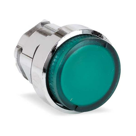 Schneider Electric ExtendedPushButton, Green, No Lamp, 22mm ZB4BW13