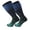 Green, variant on Plus Size Compression Socks for Men and Women, Extra Large Patterned Nylon Athletic Support Hose, Wide Calf Sports Stockings, Blue, Size 6XL