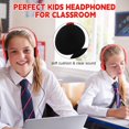 thumbnail image 4 of Auriculares Konohan, 30 unidades, con cable, ajustables, 3,5 mm, color rojo, 4 of 7