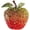 Red, variant on Rhinestone Apple Alloy Brooch, Fruit Themed Lapel Pin for Daily Festival Decor