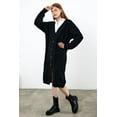 thumbnail image 2 of Long Length Knit Cardigan Knit Duster Solid Color, 2 of 11