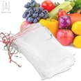 thumbnail image 2 of Gustave 100PCS Garden Plant Mesh Bags Fruit Protect Drawstring Net Bag Barrier Bags Against Insect Pest Bird -9.8x5.9 inch, 2 of 10