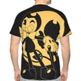 thumbnail image 2 of Unisex Bendy And The Ink Machine 3d Graphic Print Shirts For Mens Womens Casual Short Sleeve Tee Shirts Top, 2 of 6