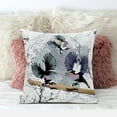 thumbnail image 3 of Flying Birds Indoor/Outdoor Pillow with Removable Cover in White Gray Black26x26, 3 of 4