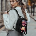 thumbnail image 3 of Eheartsgir Golf Dinosaur Small Backpack for Outing and Work, Zipper Closure Fashion Rucksack Polyester Front Pocket Mini Daypack for Women, 3 of 8