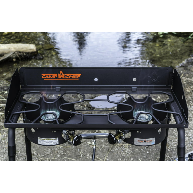 Portable Camp Chef Outdoor Deluxe Oven and 2 Burner Stove, Propane