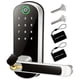 thumbnail image 1 of Chapa para Puerta OmniKeySilver 1 Pza NFC Biométrico NIP App Móvil Pilas 4xAA No Incluidas USB Negro y Plateado., 1 of 4