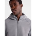 thumbnail image 5 of Athletic Works Men's Fusion Knit Full Zip Hoodie Jacket, Sizes XS-3XLT, 5 of 6