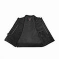 thumbnail image 5 of Daniel Smart Leather Motorcycle Vest Premium Cowhide Biker Vest for Men with Unique Diamond Quilted Design, 5 of 11