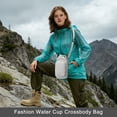 thumbnail image 2 of CHAOYUNYI Water Bottle Holder with Strap for 25/32/40/64 oz, Carrier Sling Bag with Phone Pocket Water Bottle Sleeve for Men Women Hiking Camping Travelling, 2 of 7