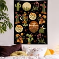 thumbnail image 2 of Tapiz de pared con plantas de cactus, microtela, 150 x 130 cm, decoración de habitación, 2 of 3