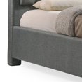 thumbnail image 4 of Baxton Studio Ainge Contemporary Button-Tufted Fabric Upholstered Storage Bed with 2-drawer, Multiple sizes, Multiple Colors, 4 of 4