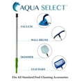 thumbnail image 6 of 5-15 Foot Telescoping Pool Vacuum Pole | Heavy Duty Aluminum Pole for Leaf Skimmers, Pool Brushes and Vacuum Heads | Expandable Swimming Pool Pole, 6 of 6