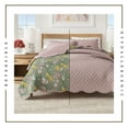 thumbnail image 3 of Great Bay Home Reversible Printed Floral Twin / Twin XL Scalloped Quilt and Sham Set, 3 of 6