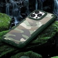 thumbnail image 2 of Designed for iPhone Case,Luxury Heavy Duty Anti-Fingerprints Camouflage Pattern Shockproof Protective Cover Phone Case (Purple,iPhone 15 Plus), 2 of 7